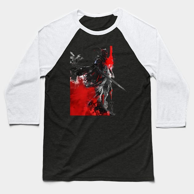 Bearer of the Curse - True Dark Soul Baseball T-Shirt by Chibi Monster